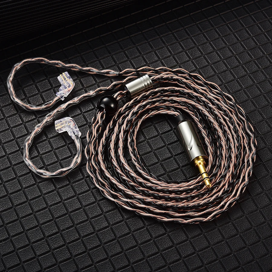 QKZ T1 Silver-Plated 8-Strand Upgrade Cable for KZ