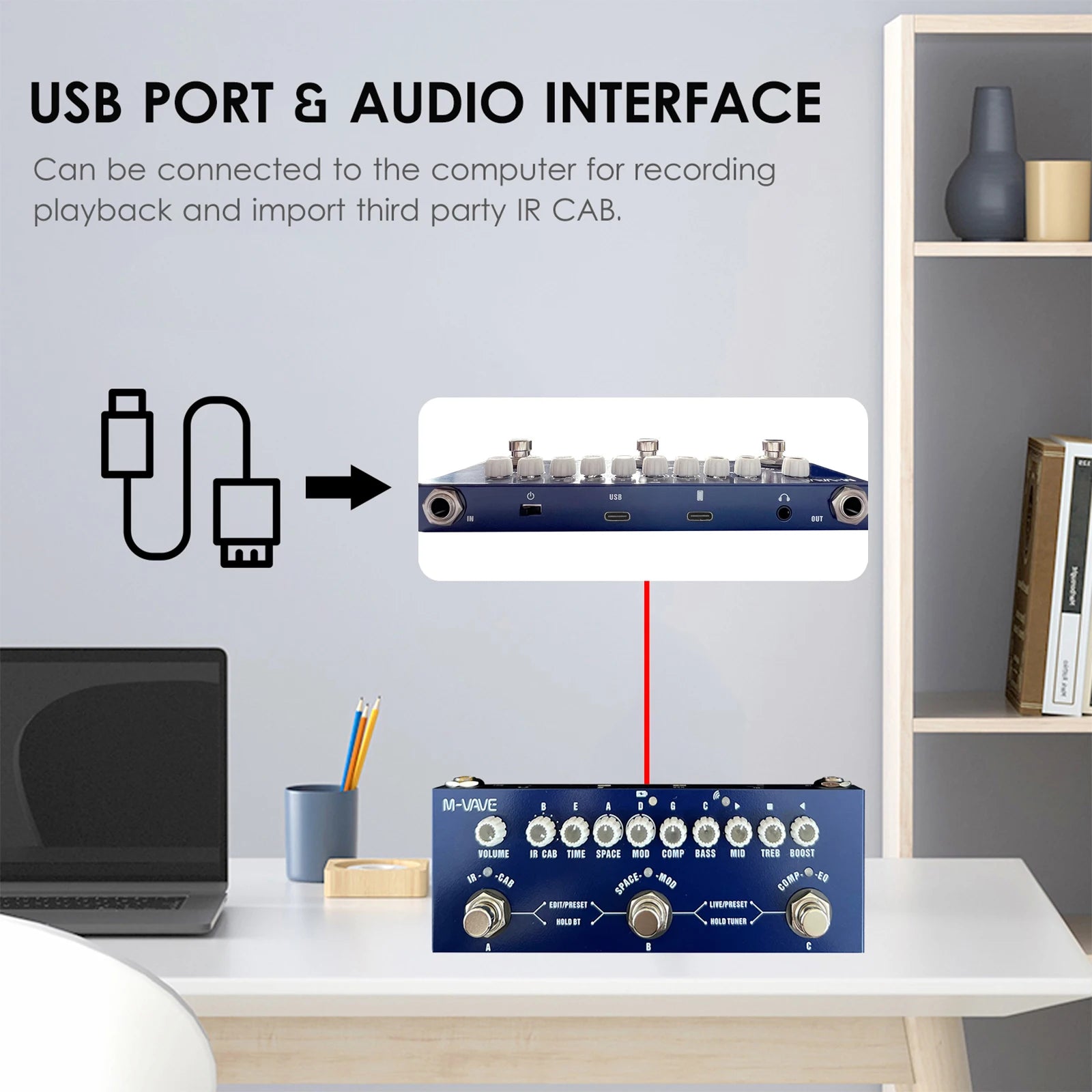 M-VAVE CUBE BABY Multi-Effects Pedal