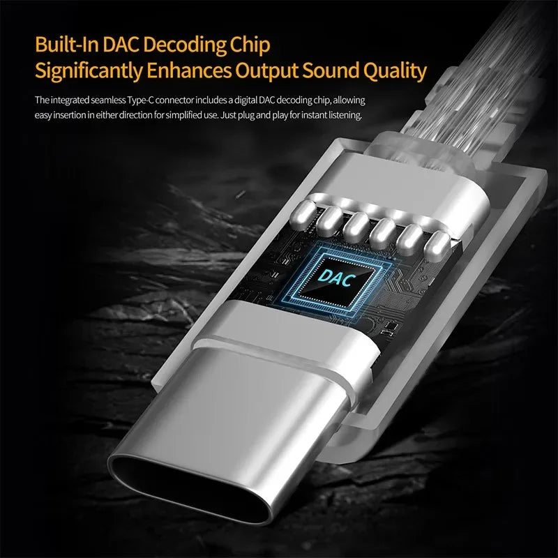 KZ Official USB-C Silver-Plated OFC Cable