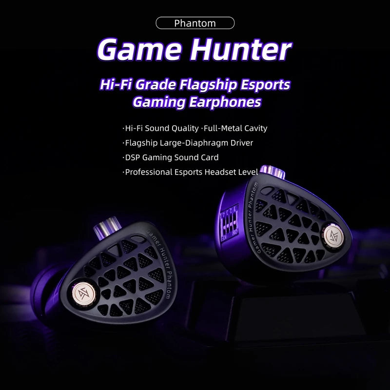 KZ Phantom – Flagship Hi-Fi Gaming Earphones