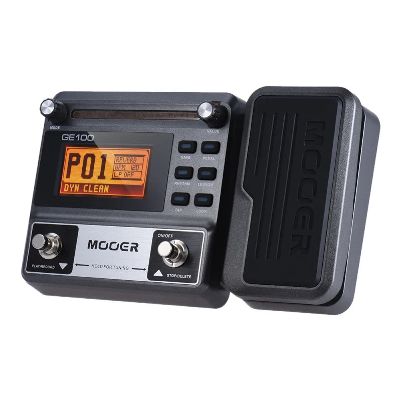 guitar multi effects pedal with looper MOOER GE100 Guitar Multi-Effects Pedal with Looper & Tuner