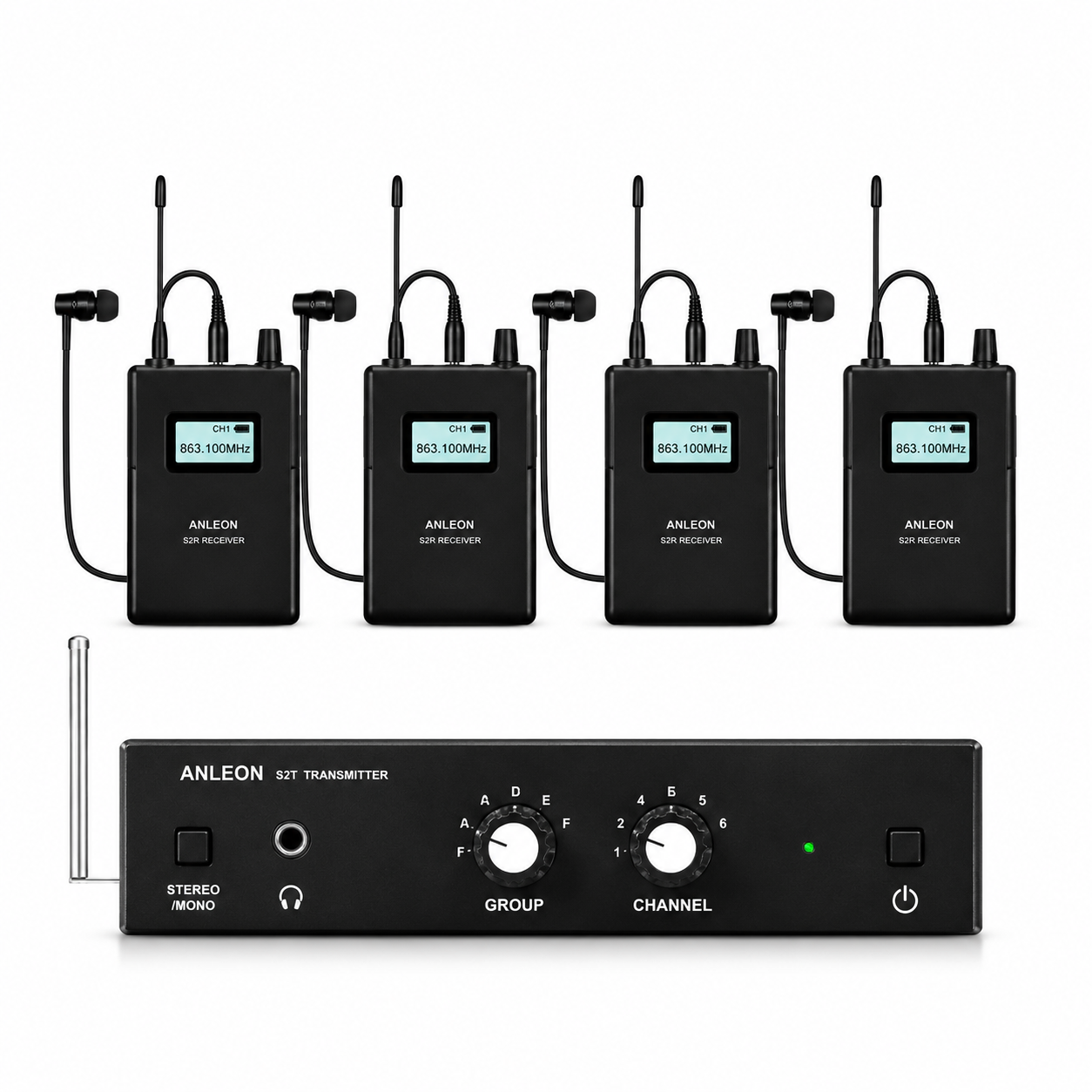 Anleon S2D – Système IEM stéréo sans fil professionnel