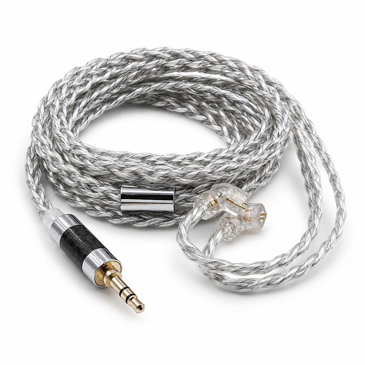KZ Blue Silver Pro Upgrade Cable – 784-Core Hybrid
