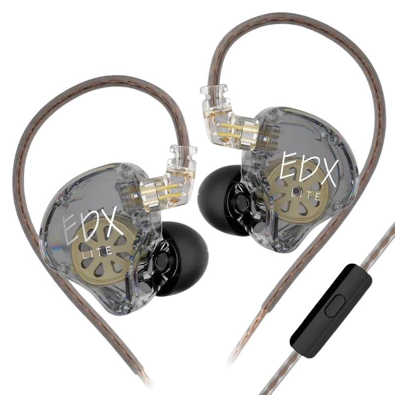 New KZ EDX Lite - Dynamic Driver IEM Earphones - KZ Music Store