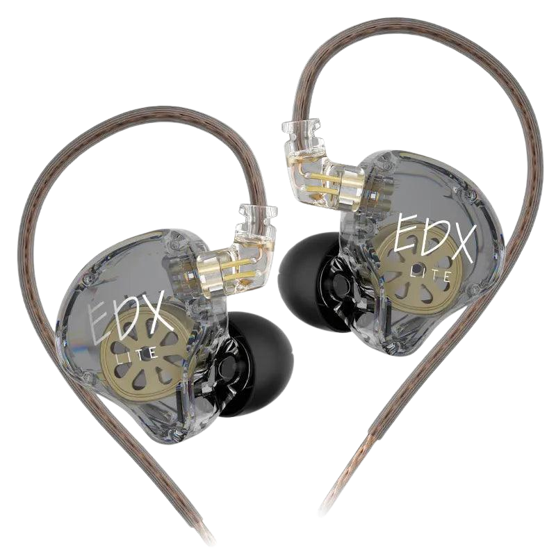 New KZ EDX Lite - Dynamic Driver IEM Earphones - KZ Music Store