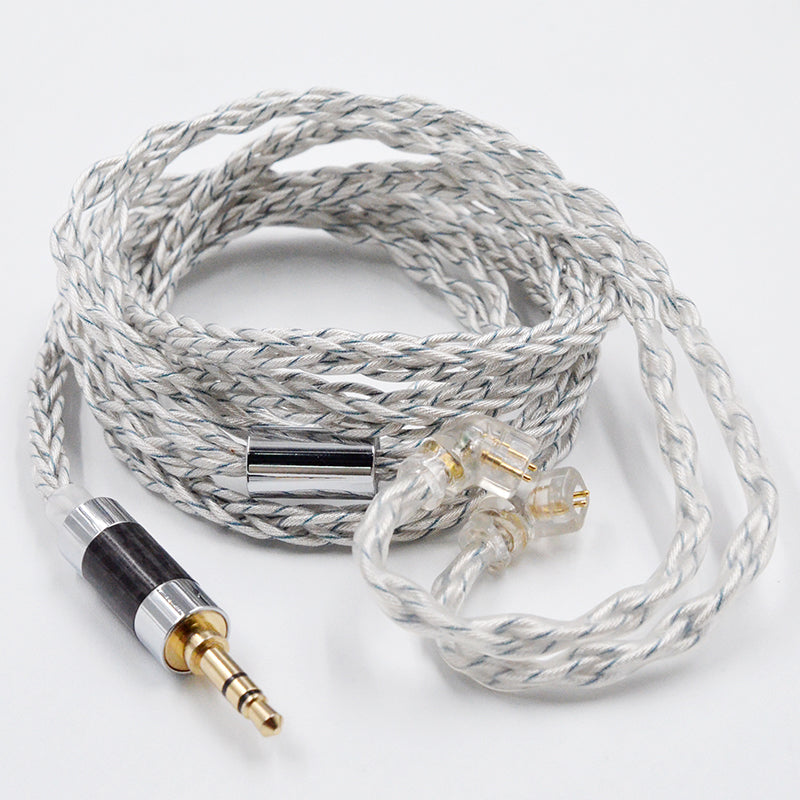 KZ Blue Silver Pro Upgrade Cable – 784-Core Hybrid