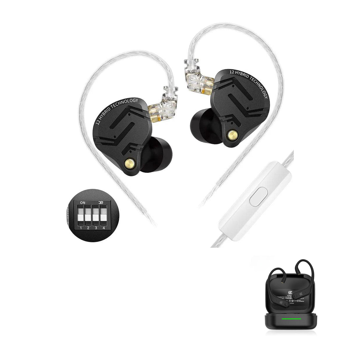 KZ ZS12 PRO X - 12 Drivers IEM Earphones