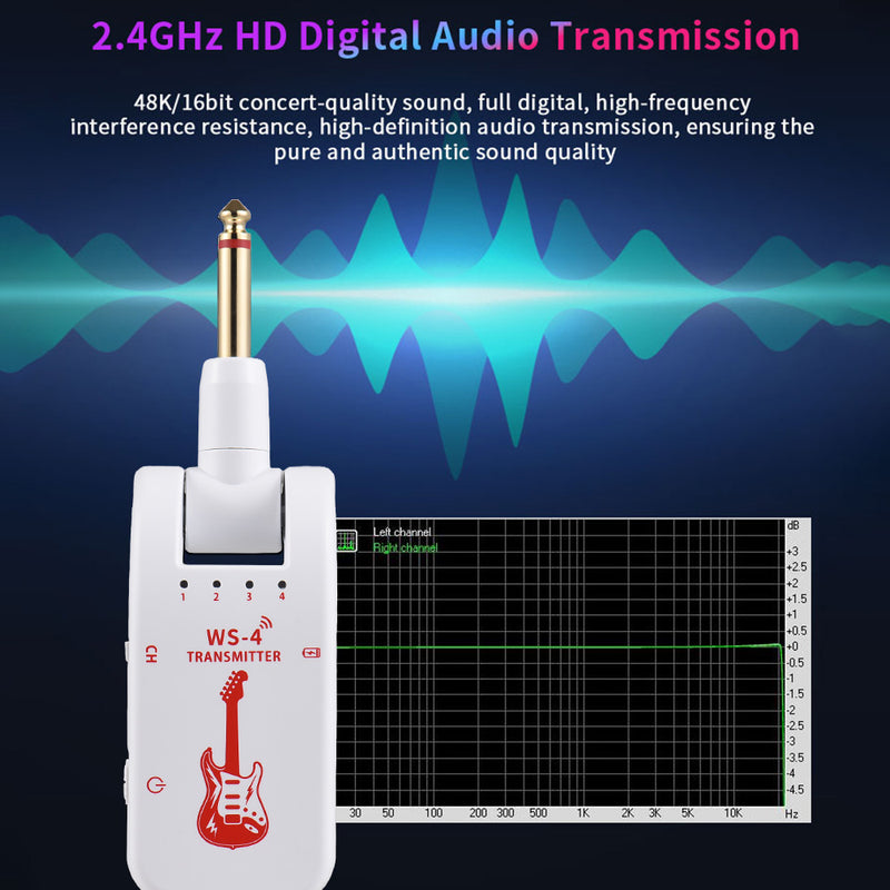 KZM WS-4 2.4G Wireless Instrument Transmission System