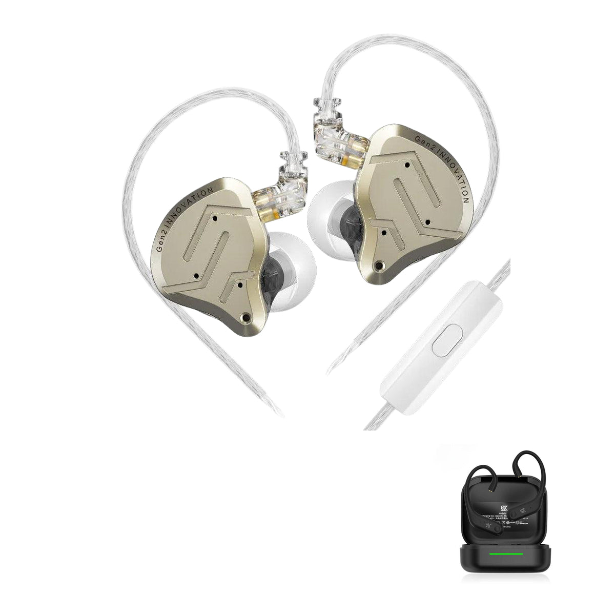 SHINE Gaming TWS Earphone　② KZ ZSN PRO 2 - Hybrid Gaming Earphones