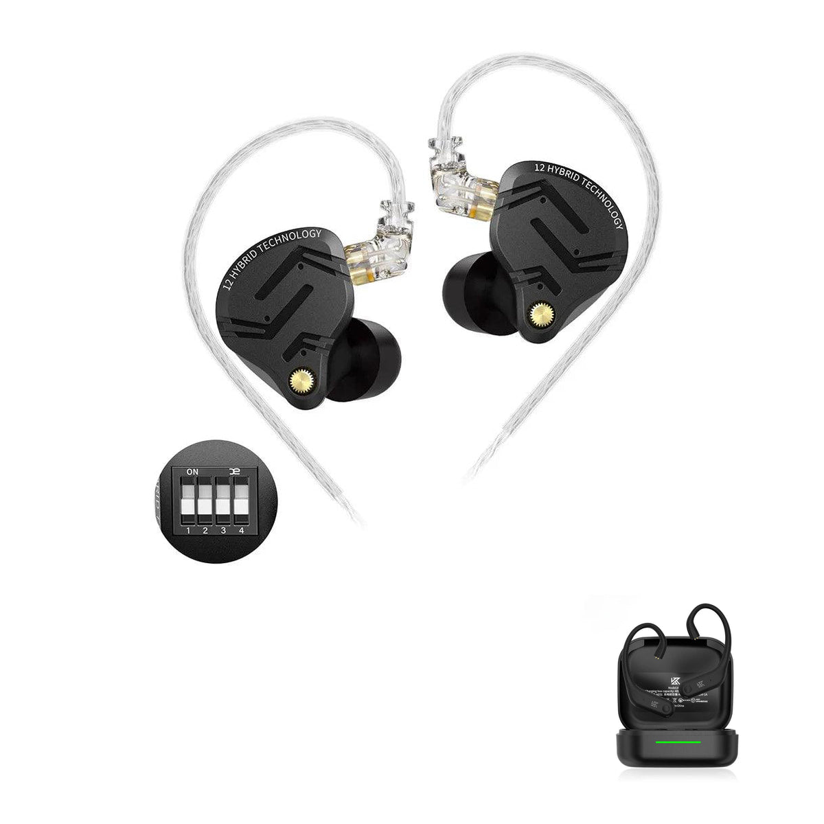 KZ ZS12 PRO X - 12 Drivers IEM Earphones