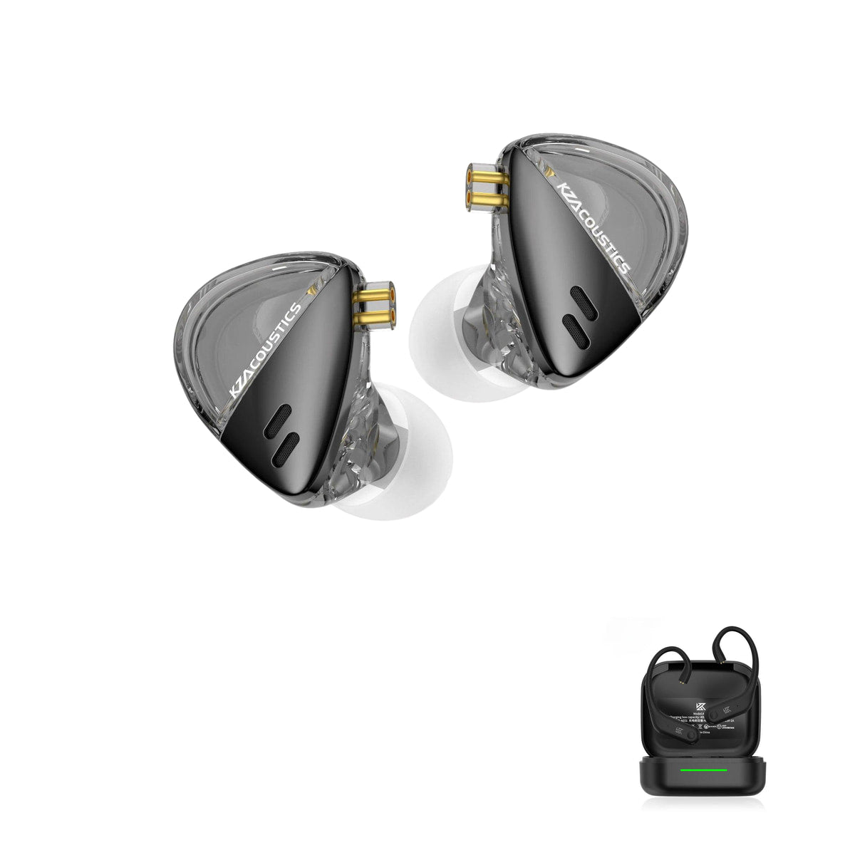 KZ X Angelears Libra with KZ AE01 Bluetooth adapter — Upgraded / No Mic / With Bluetooth