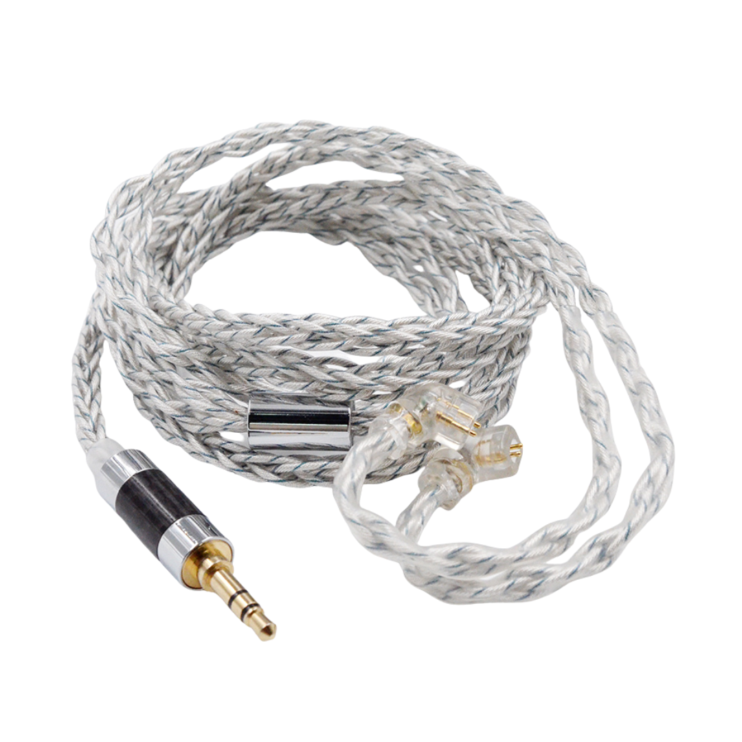 KZ Blue Silver Pro Upgrade Cable – 784-Core Hybrid