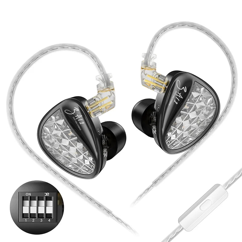 KZ ZA12 - New Professional 12 Drivers Hybrid Earphones