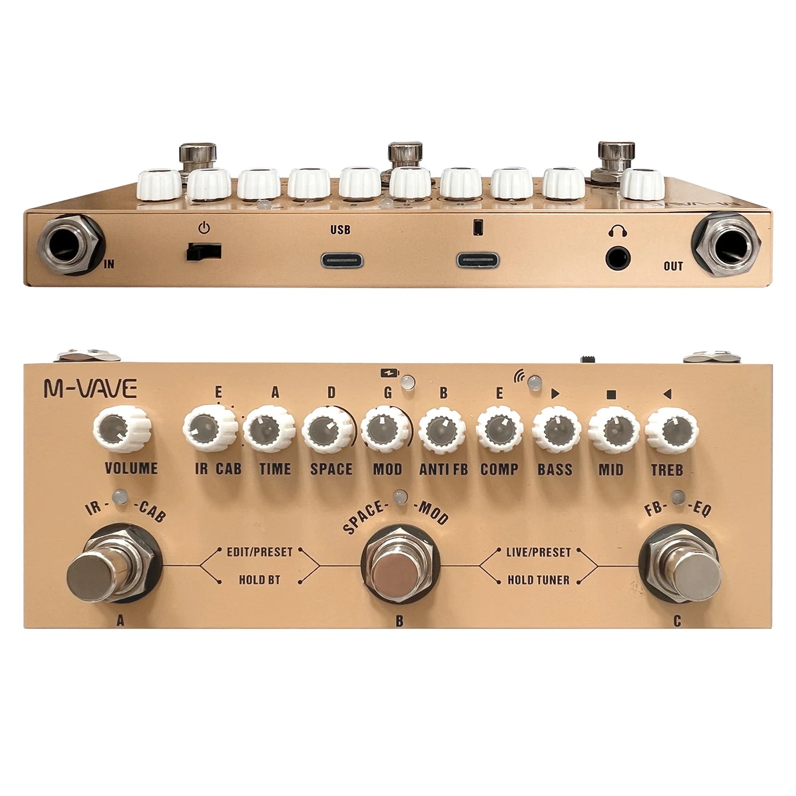 M-VAVE CUBE BABY Multi-Effects Pedal