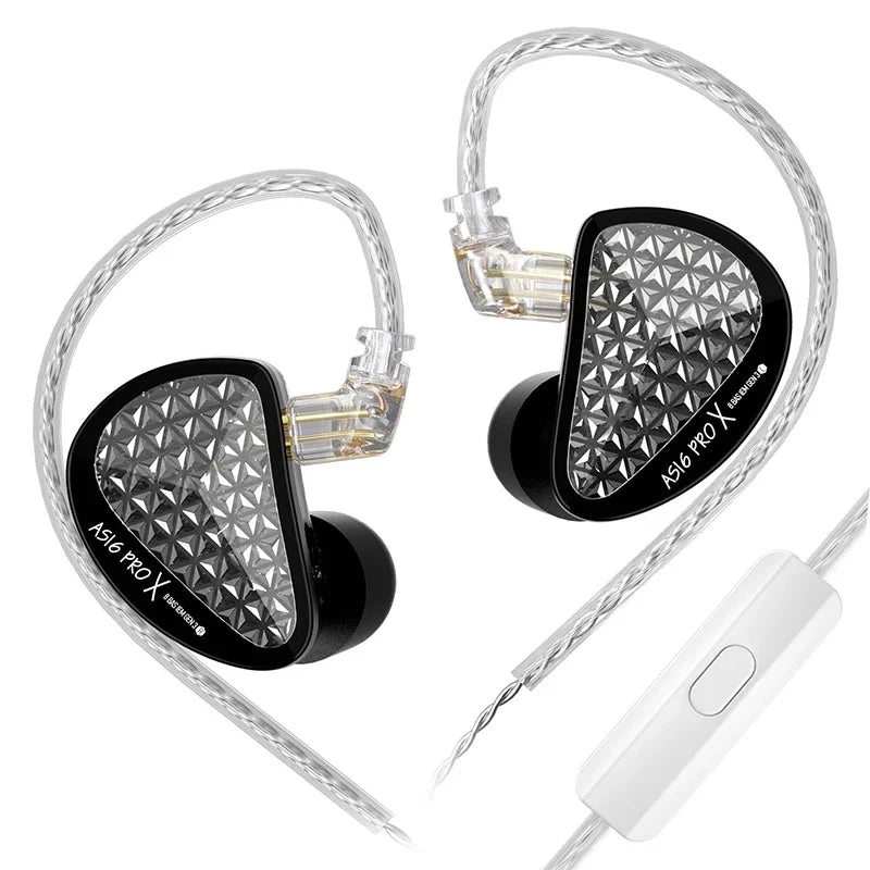 kz as16 pro x in-ear monitor for musicians