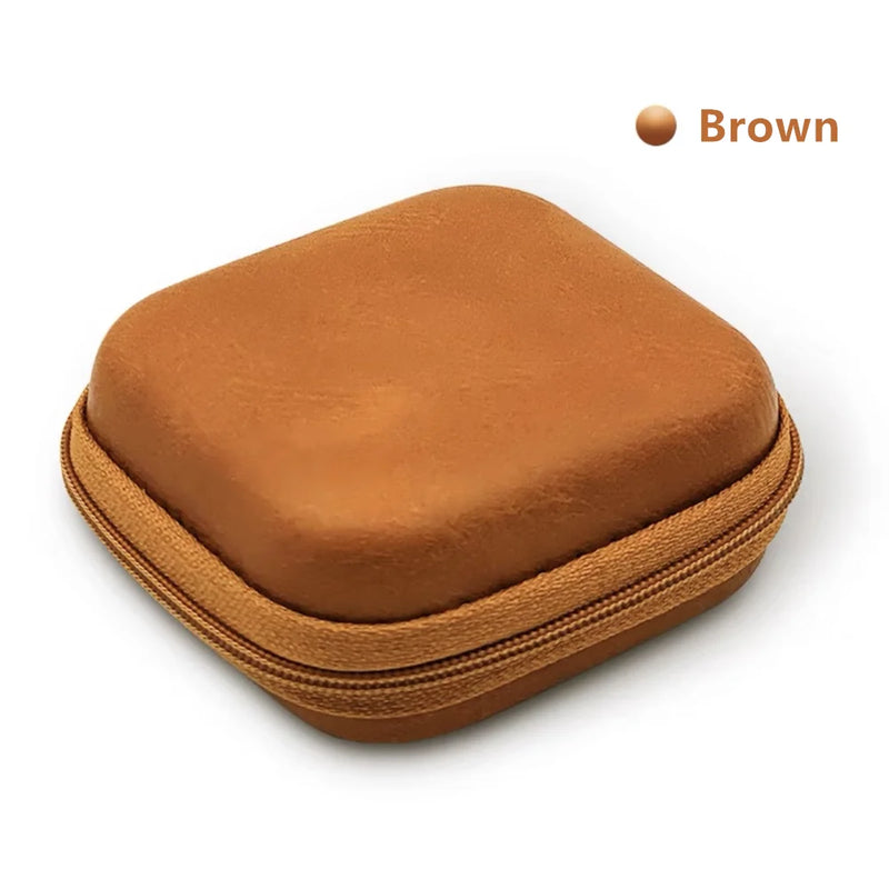 KZ Brown Leather Earphone Case