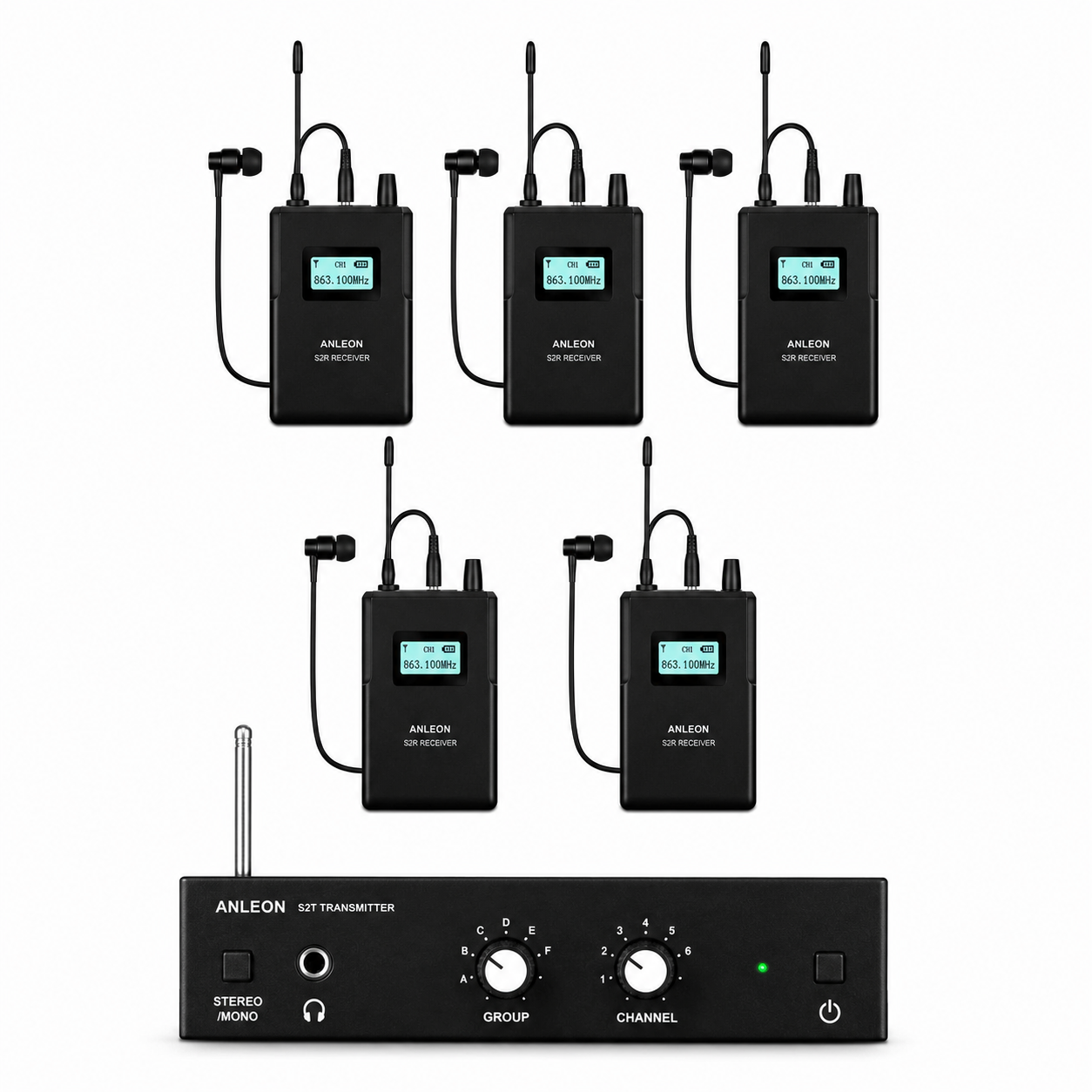 Anleon S2D – Système IEM stéréo sans fil professionnel