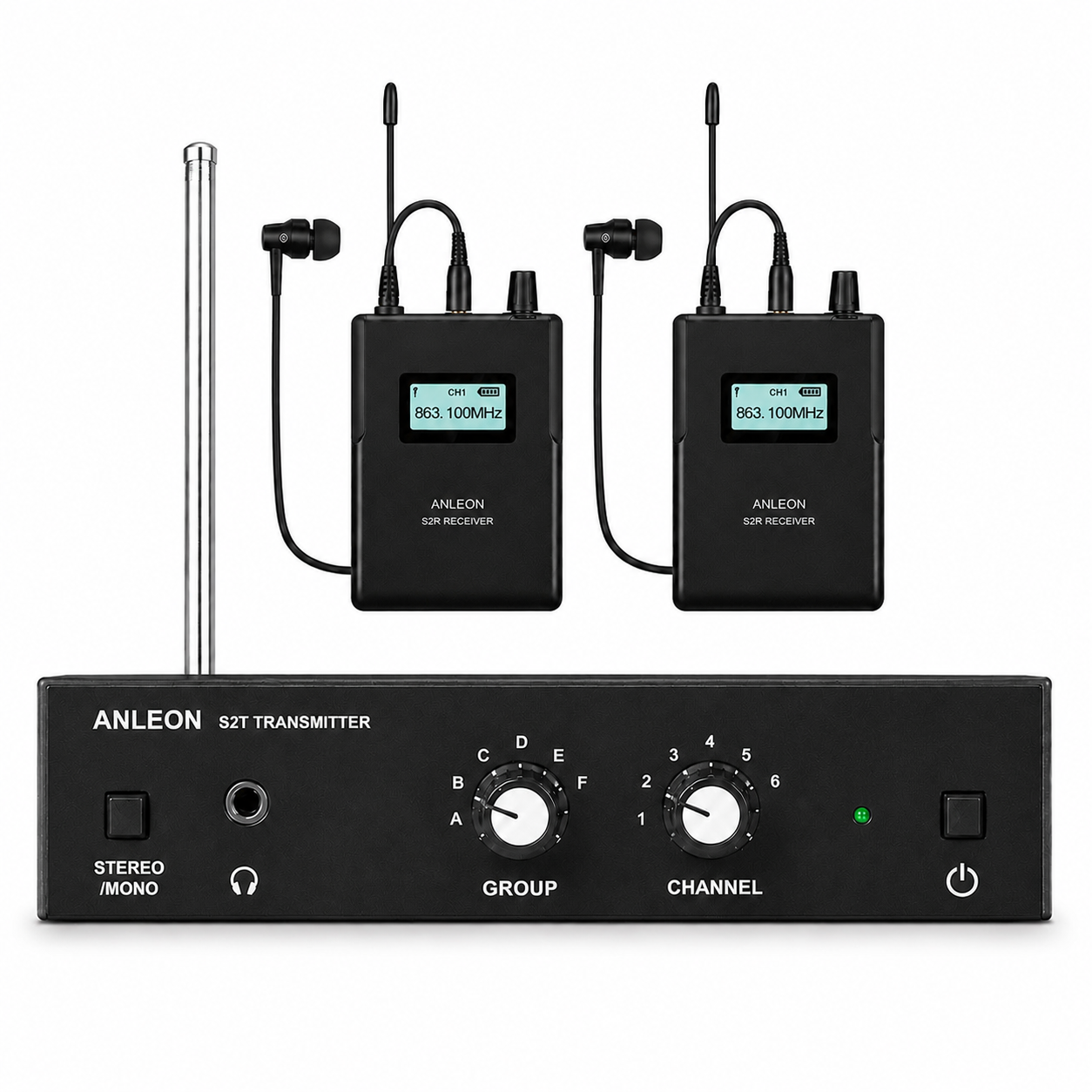Anleon S2D – Système IEM stéréo sans fil professionnel
