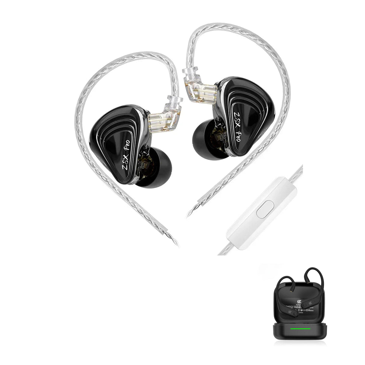 イヤホン iPhone12 New KZ ZSX Pro - 12 Drivers IEM Earphones