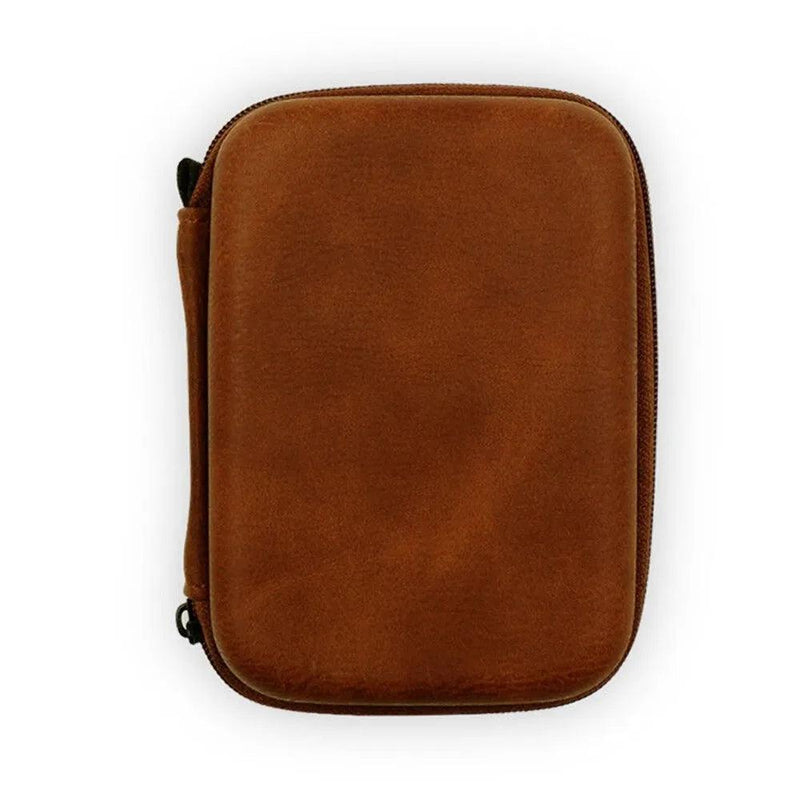 KZ Brown Leather Earphone Case - KZ Music Store