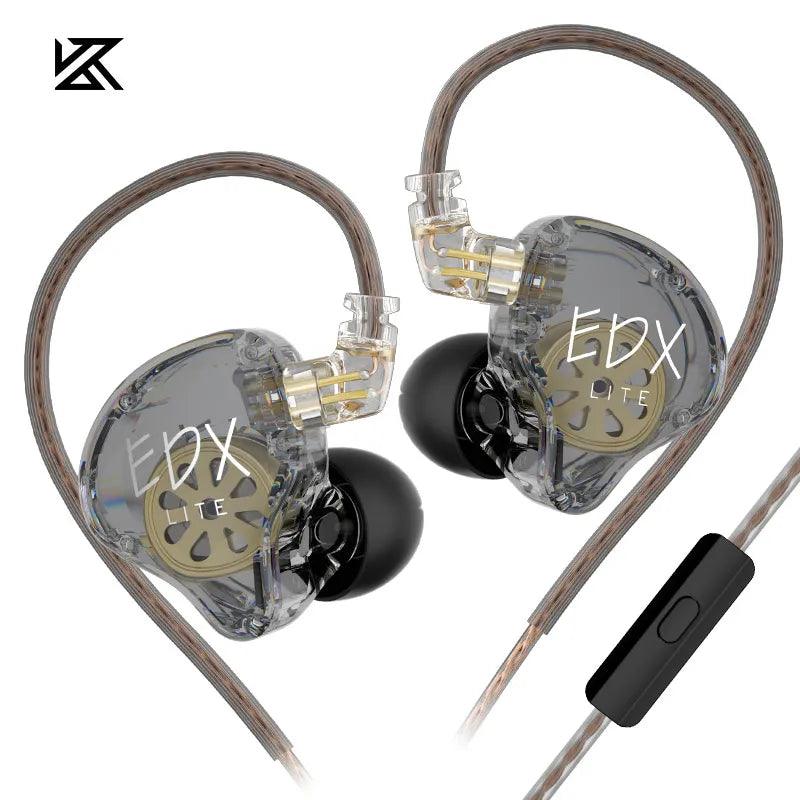 New KZ EDX Lite - Dynamic Driver IEM Earphones - KZ Music Store