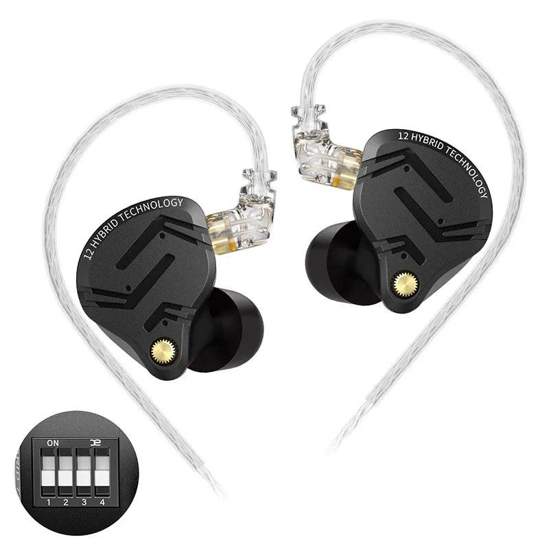 New KZ ZS12 PRO X - 12 Drivers IEM Earphones - KZ Music Store