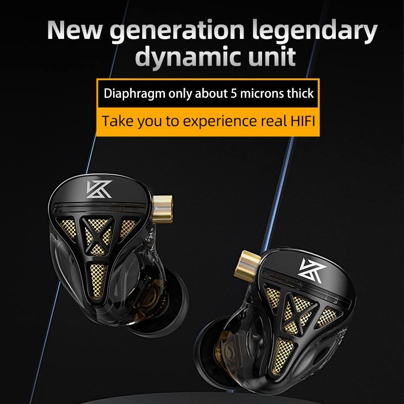 KZ DQS - Dynamic Driver IEM Earphones - KZ Music Store