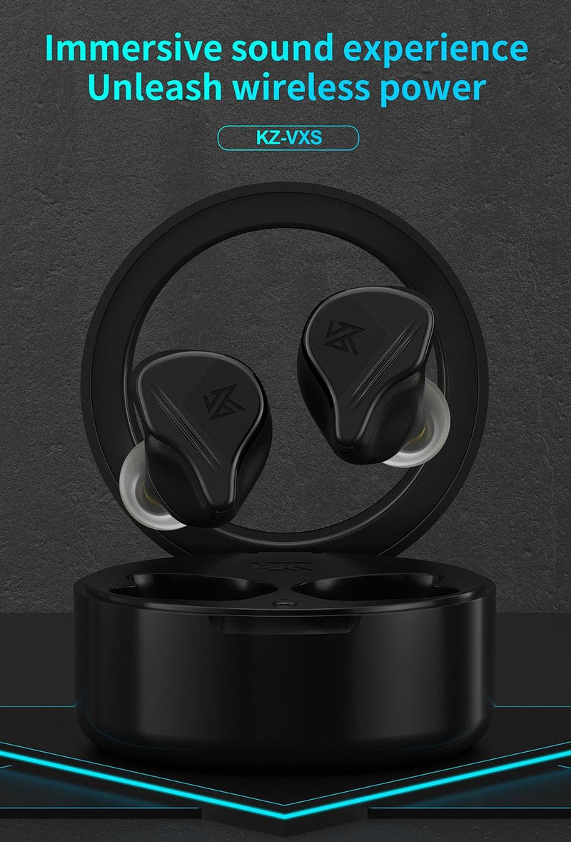 KZ VXS TWS Bluetooth 5.2 Earphone - KZ Music Store USA