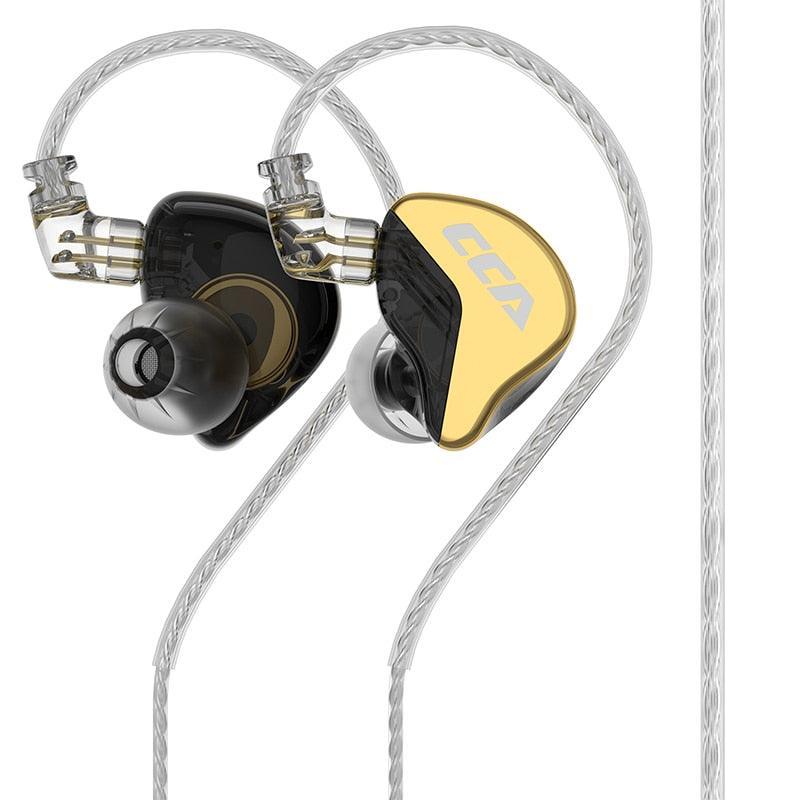 CCA CRA + Dual Driver IEM Earphones - KZ Music Store